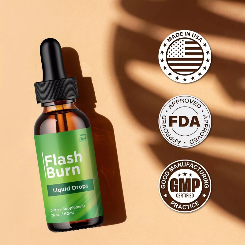 Flash Burn (1 Pack) Flash Burn Drops Healthy Formula -