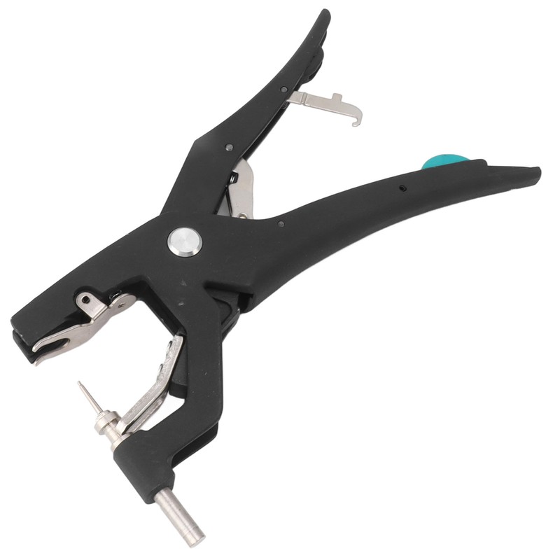 Livestock Ear Tag Applicator Alloy Steel Automatic Rebound Hydraulic Ear