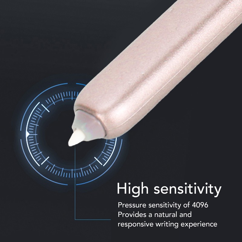 2PCS Tablet Stylus Pen with 5 Replacement Tips Magnetic Fast