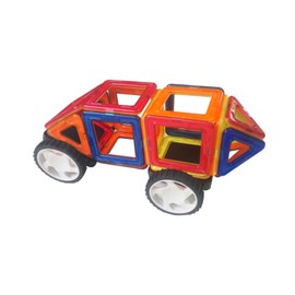 FixtureDisplays Kids Magnetic Stacking Tiles Toy Building Block Toy 3D Building Blocks Toy Child