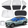 ZATOTOO Car Window Shades for 2019-2024 Toyota RAV4 Sun Shade
