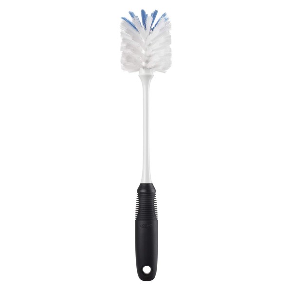 OXO Bottle Brush Water Bottle Cleaning with 2 different hardness brushes to remove dirt