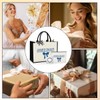 3 Pcs Bride Wedding Tote Bag with Makeup Bag and