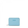 TOUS medium purse 2002103433 New dorp blue