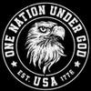 U.S. Custom Stickers One Nation Under God Eagle Sticker 8