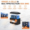 MHPOWOS 12 V 100Ah 30Ah Lithium Battery Lot Deep Cycle