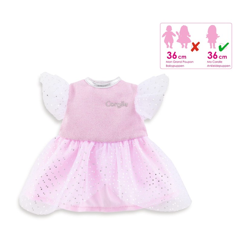 Corolle 9000212130 Glitter Dress for All 36 cm MaCorolle Dolls