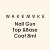 WAKEMAKE Nail Gun Top & Base Coat 8ml, Type:Base