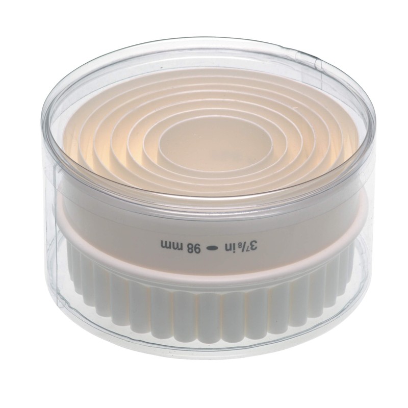 KitchenCraft KC7PASTRY Double Sided Pastry Cutters Set with Fluted /