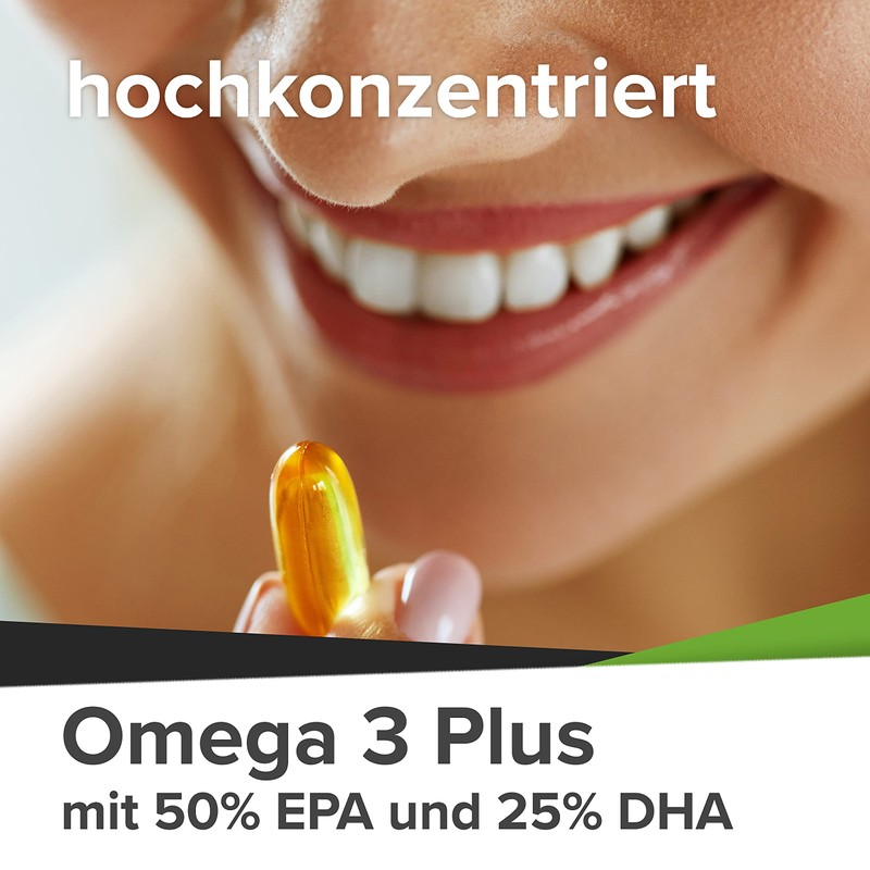 Omega 3 Plus 3x Strength, 1000 mg Fish Oil, 500