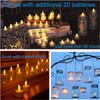 Solerconm Paquete de 48 velas LED que funcionan con pilas,