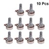 SUPVOX 10pcs A50k Full Size Bass Pots Potentiometer Long Knurled