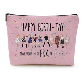 Music Lover Gifts for Women, Album Inspired Gift, Song Lovers Gift, Birthday Gifts for Mum Daughter Sister Friend BFF Girls, Singer's Merchandise, Travel Toiletry Makeup Organizer Zipper Pouch（New）