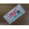 Vintage Miller License Plate Embossed Metal New Old Stock Beer