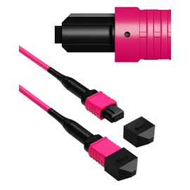 VANDESAIL 5M MPO to MPO OM4 Cable, 10/40/100GB 8 Fibers Type B Female, Multimode LSZH MTP, OM3 Compatible, for Transition Boxes -5M(16.4FT)