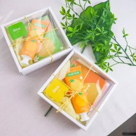 Futgyul 풋귤 핸드크림 메모지 세트 제주여행 선물 떡메모지 [메모지색상 그린] Foot Citrus Hand Cream Memo Pad Set Jeju Travel Gift Sticky Memo Pad [Memo Pad Color Green]