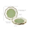 Kate Aspen 64 Pcs Botanical Garden Paper Plates, 7 Inch