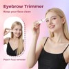 BLIBEE Nose Hair Trimmer for Women, Waterproof Facial Hair Removal,
