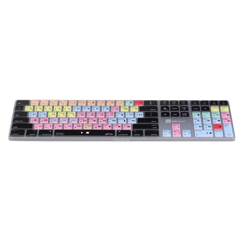LogicKeyboard TITAN Wireless Backlit Keyboard for Avid Pro Tools -