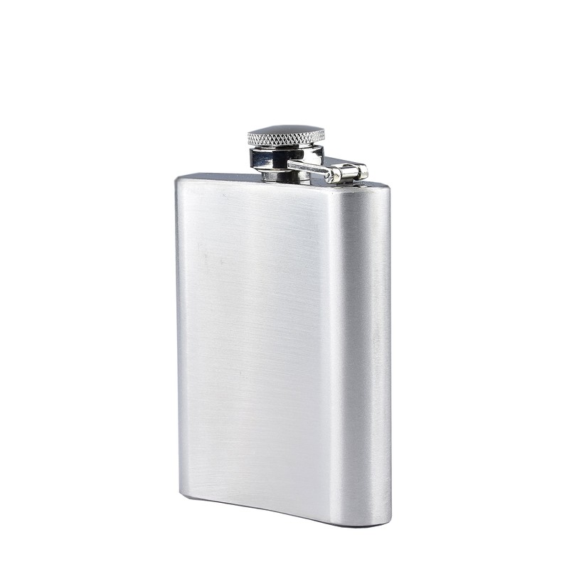 Stainless Steel Hip Flask with Engraving "Das ist kein Alkohol!