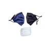Jeelow 2 paquetes 100% seda cubierta de tela facial reutilizable