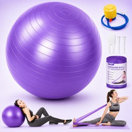 Pelota Pilates de 75 cm, Gruesa y Antiexplosiva