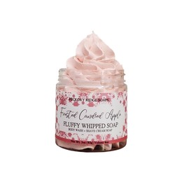 Frosted Candied Apple Whipped Soap | Whipped Apple Soap | Apple Body Wash | Apple Shave Cream Soap (Medium)