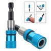 Meijunter 3Pcs Hex Shank Drywall Drill Bit Holder Magnetic Bit