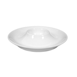 Seltmann Weiden Rondo Egg Cups with Tray Set of 6 White Plain 7
