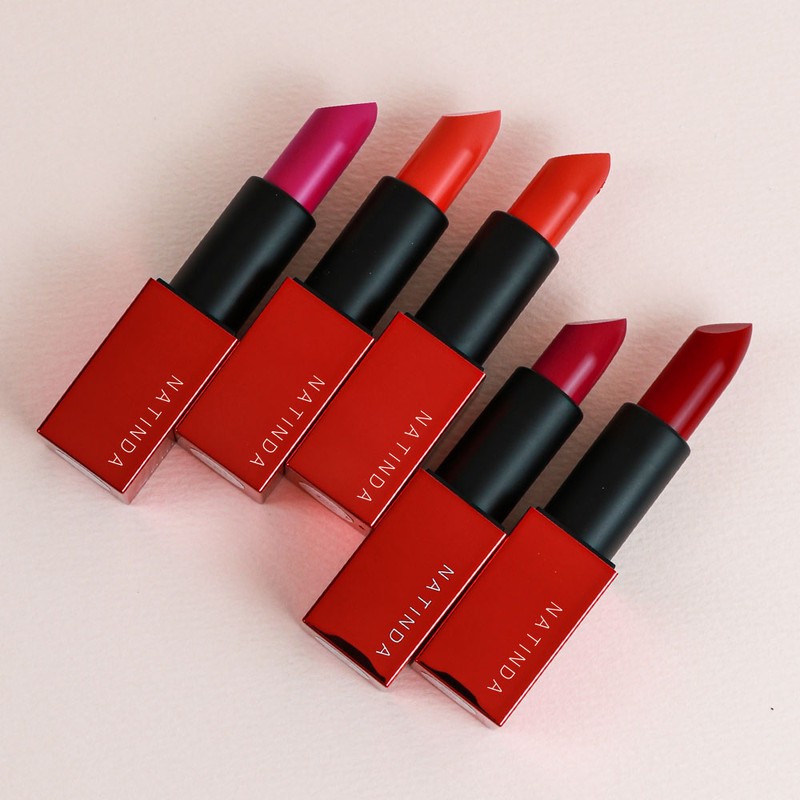 Natinda Magic Rainbow Lipstick Pure Orange 03 Jazz Orange /