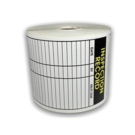 Inspection Record Labels | Service Production Warehouse Quality Control Stickers | 3.5"x5" | Self Adhesive | 200 Labels Per Roll