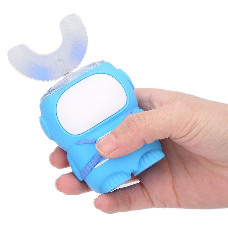 U Shaped Baby Electric Toothbrush Automatic Rechargable Silicone Toothbrush for
