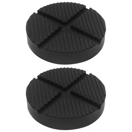 ANCLLO 2pcs Universal Car Lift Jack Stand Rubber Protector Floor Slotted Car Rubber Jack Pads Frame Protector Clips Welding Adapter Jack Tool Auto Parts