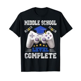 Middle School Level Complete Class Of 2025 Graduation T-Shirt