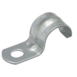 RACO 2082B25 Strap, EMT, 1/2-Inch Trade Size, (1) Hole, Steel, 25-Pack,Gray