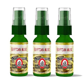 Blunteffects Blunt Effects 100% concentrated Air Freshener Car/Home Oder Neutralizing Spray (3 Pack) [Choose The Scent] (Egyptian Musk), 3.0 Fl Oz