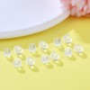 Kerryjewl Earring Backs Rubber,50pcs Soft Clear Earring Backs for Studs,Hypoallergenic