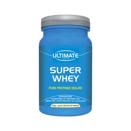 Ultimate Italia - Super Whey - 700g - gusto cioccolato bianco - Proteine del siero del latte isolate e microfiltrate per un'assimilazione rapida e completa, senza glutine