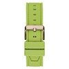 GUESS Men's 44mm Watch - Lime Green Strap Blue Dial