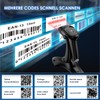 Eyoyo 2D Barcode Scanner with Stand, Bluetooth, & 2.4G Wireless