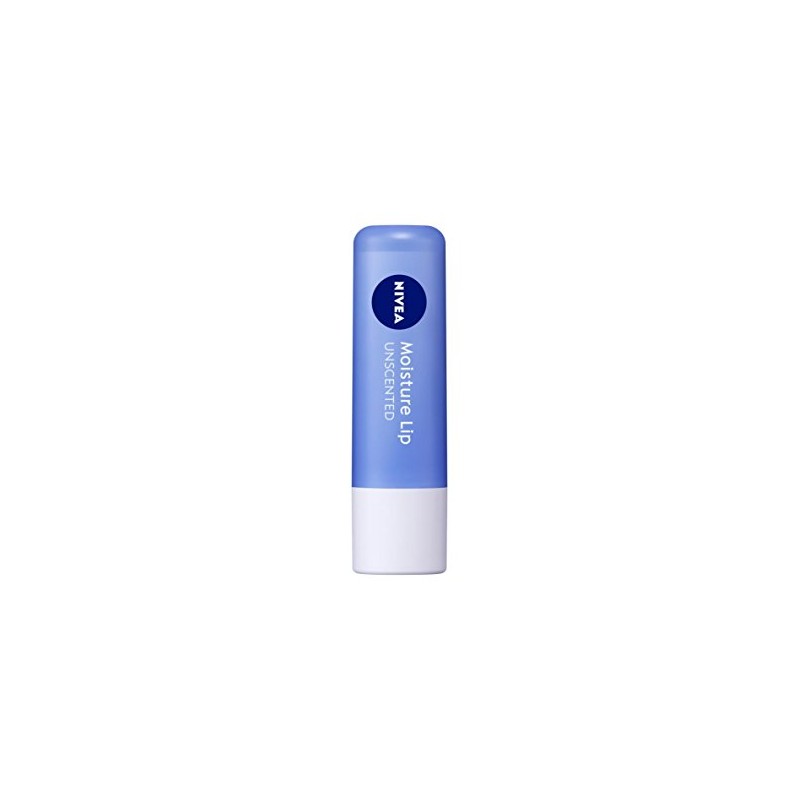 Nivea Moisture Lip Unscented, 0.1 oz (3.9 g)
