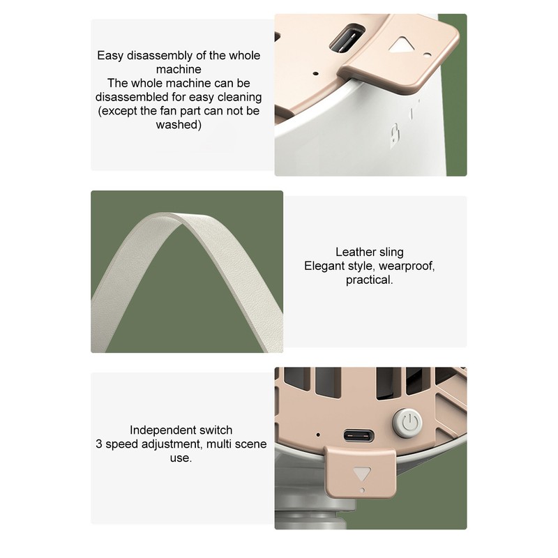 Portable Range Hood 5V White Detachable Strong Adsorption 3 Adjustable