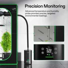 VIVOSUN H05 1.32Gal / 5L Environmental Air Humidifier Wi-Fi for Plant Grow