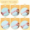 PATIKIL 8pcs Erasers, Sliding Elastic Eraser Push-Pull Cute Pencil Eraser