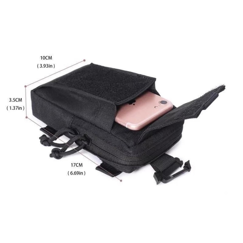 HOUSON Tactical Phone Holster, Molle EDC Belt Organizer Molle Pouches