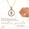 BAUI - Collar para Mujer con Inicial Letra S de