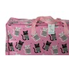 The Pescara Collection Pink Cats print Extra Large Storage Bag