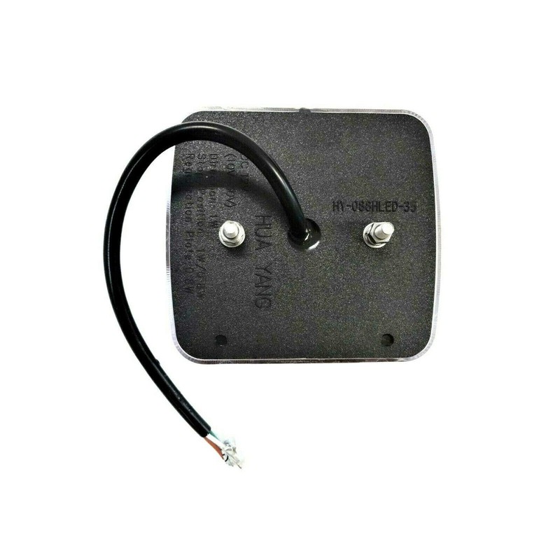 LED rear light with position light, brake light, indicator, number
