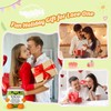 Weming Couple Mini Crochet Tennis Ball Plush with Story Card,