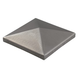 Alberts 418021 Post Cap for Square Metal Posts, for Welding, Steel, 80 x 80 mm